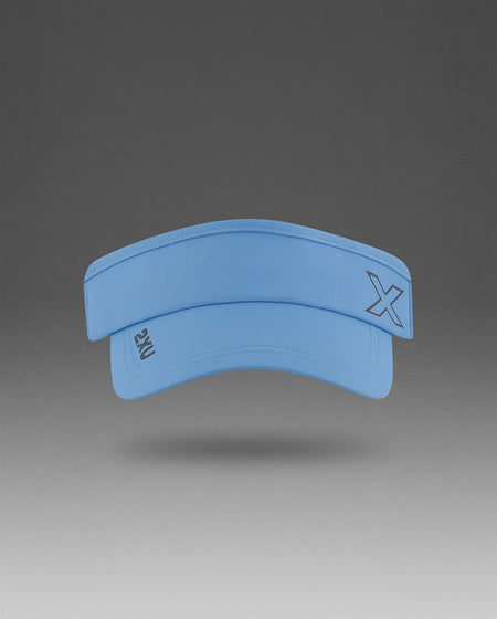 2XU - Performance Visor Cap - azure blue/black - 2X-UQ6165F-AZB/BLK-OSFA - Sportbrands24