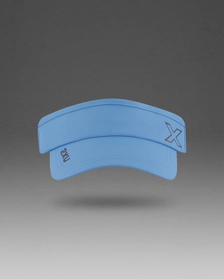 2XU - Performance Visor Cap - azure blue/black - 2X-UQ6165F-AZB/BLK-OSFA - Sportbrands24