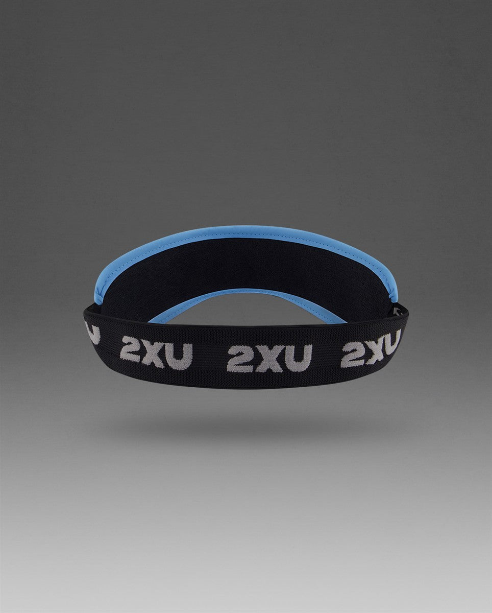2XU - Performance Visor Cap - azure blue/black - 2X-UQ6165F-AZB/BLK-OSFA - Sportbrands24