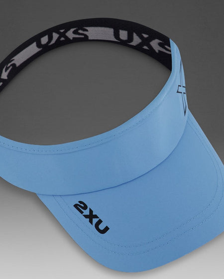 2XU - Performance Visor Cap - azure blue/black - 2X-UQ6165F-AZB/BLK-OSFA - Sportbrands24