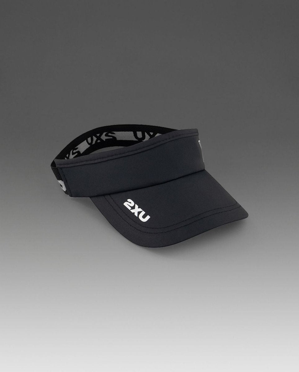 2XU - Performance Visor Cap - black/black - 2X-UQ6165F-BLK/BLK-OSFA - Sportbrands24