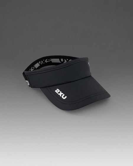 2XU - Performance Visor Cap - black/black - 2X-UQ6165F-BLK/BLK-OSFA - Sportbrands24
