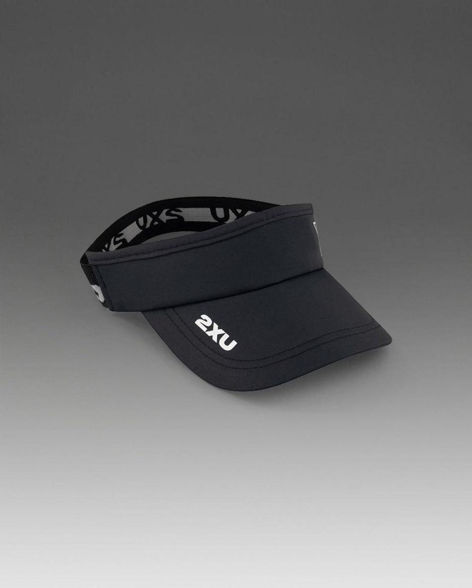 2XU - Performance Visor Cap - black/black - 2X-UQ6165F-BLK/BLK-OSFA - Sportbrands24