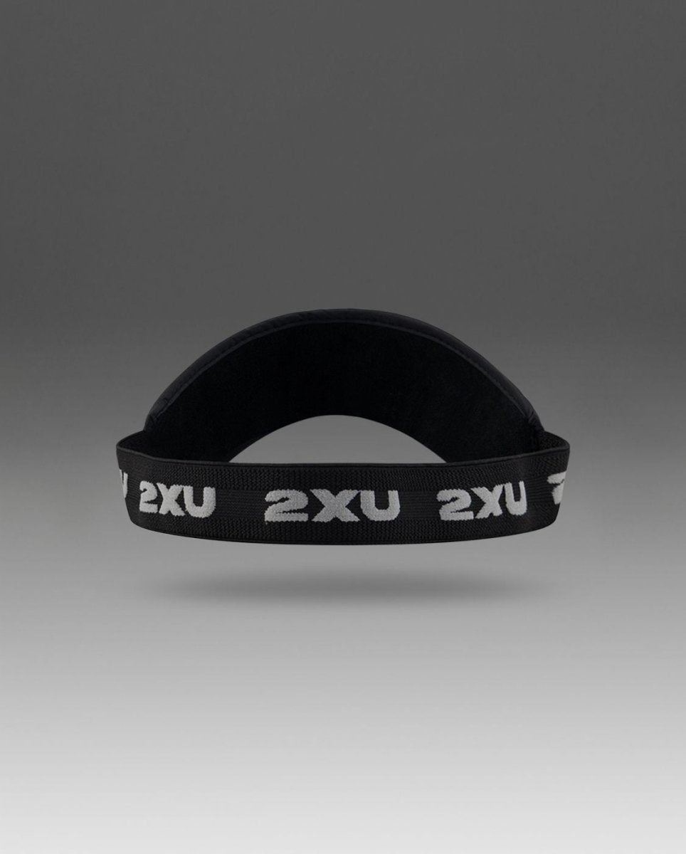2XU - Performance Visor Cap - black/black - 2X-UQ6165F-BLK/BLK-OSFA - Sportbrands24