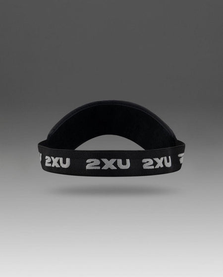 2XU - Performance Visor Cap - black/black - 2X-UQ6165F-BLK/BLK-OSFA - Sportbrands24