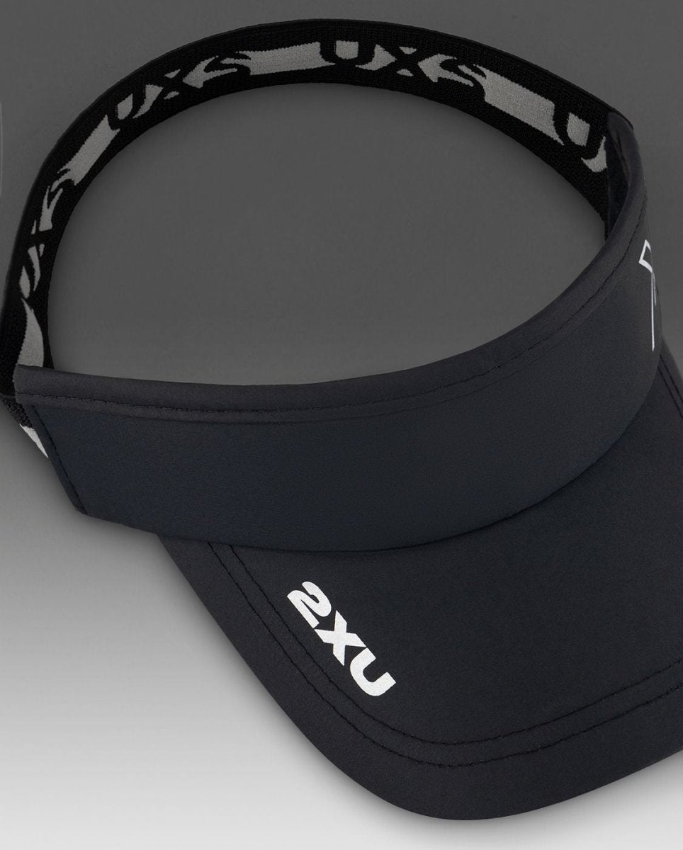 2XU - Performance Visor Cap - black/black - 2X-UQ6165F-BLK/BLK-OSFA - Sportbrands24