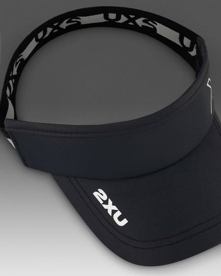 2XU - Performance Visor Cap - black/black - 2X-UQ6165F-BLK/BLK-OSFA - Sportbrands24