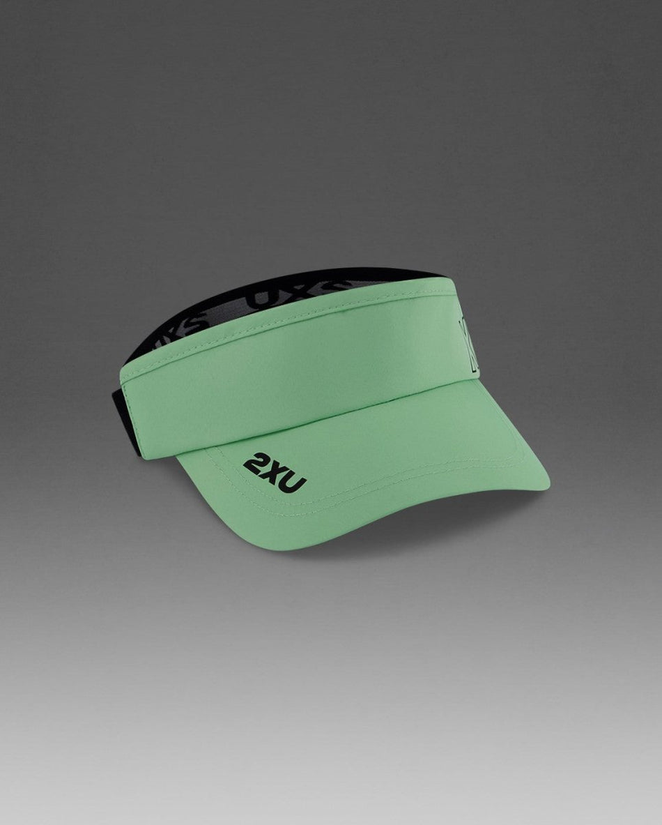 2XU - Performance Visor Cap - digital mint/black - 2X-UQ6165F-DGM/BLK-OSFA - Sportbrands24