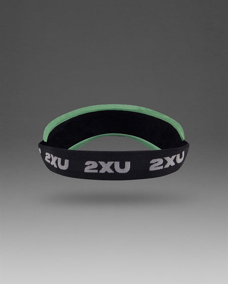 2XU - Performance Visor Cap - digital mint/black - 2X-UQ6165F-DGM/BLK-OSFA - Sportbrands24