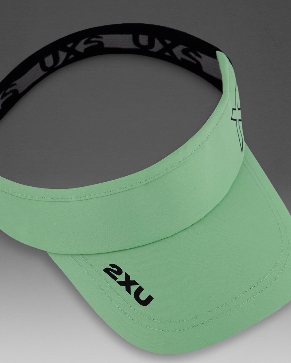 2XU - Performance Visor Cap - digital mint/black - 2X-UQ6165F-DGM/BLK-OSFA - Sportbrands24