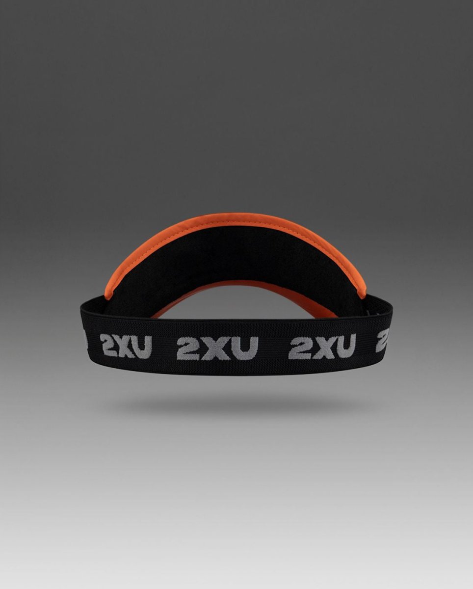 2XU - Performance Visor Cap - ember/white - 2X-UQ6165F-EMB/WHT-OSFA - Sportbrands24