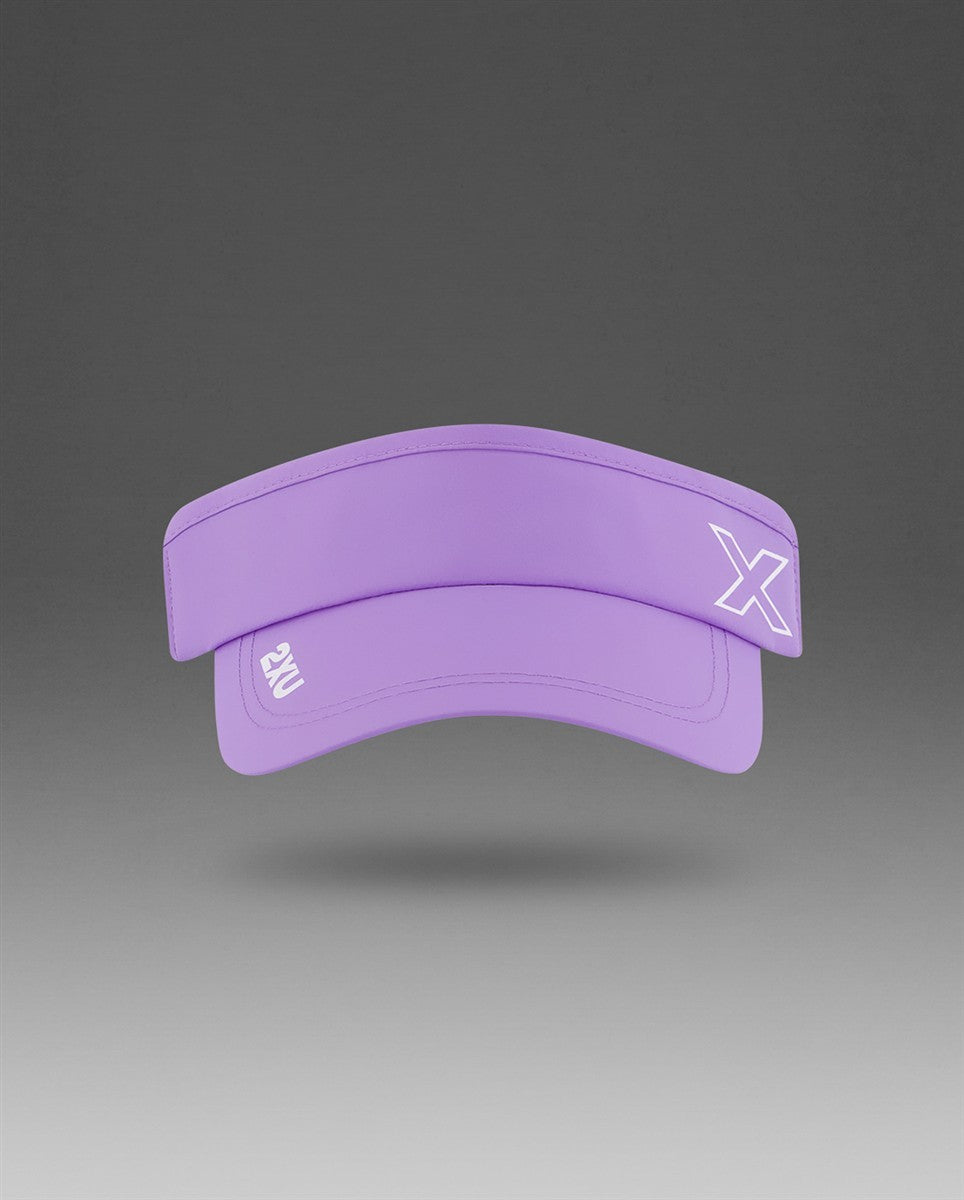 2XU - Performance Visor Cap - grape fizz/white - 2X-UQ6165F-GFZ/WHT-OSFA - Sportbrands24