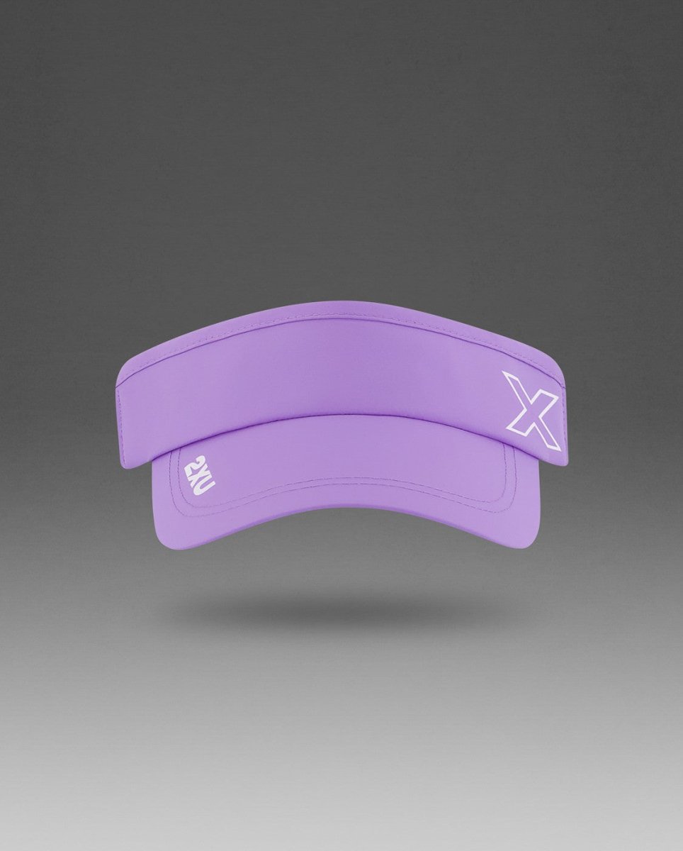 2XU - Performance Visor Cap - grape fizz/white - 2X-UQ6165F-GFZ/WHT-OSFA - Sportbrands24