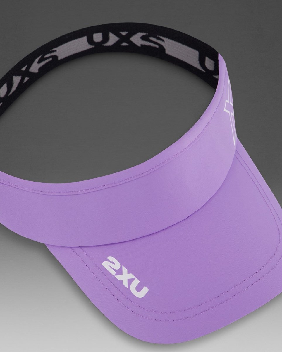 2XU - Performance Visor Cap - grape fizz/white - 2X-UQ6165F-GFZ/WHT-OSFA - Sportbrands24