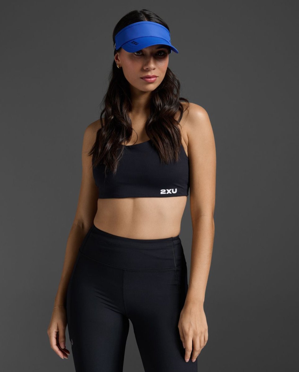 2XU - Performance Visor Cap - nebula/black - 2X-UQ6165F-NBA/BLK-OSFA - Sportbrands24