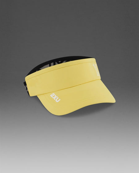 2XU - Performance Visor Cap - pixel lemon/white - 2X-UQ6165F-PXL/WHT-OSFA - Sportbrands24