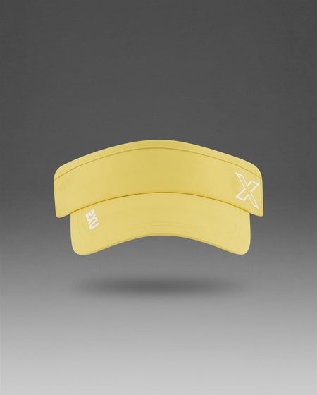 2XU - Performance Visor Cap - pixel lemon/white - 2X-UQ6165F-PXL/WHT-OSFA - Sportbrands24