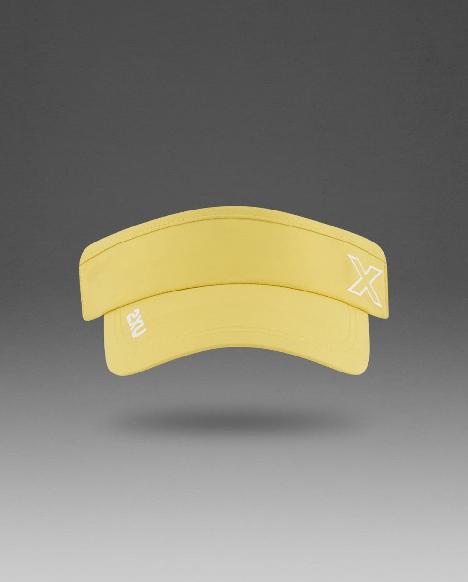 2XU - Performance Visor Cap - pixel lemon/white - 2X-UQ6165F-PXL/WHT-OSFA - Sportbrands24