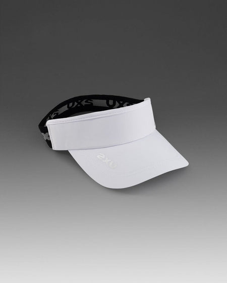 2XU - Performance Visor Cap - white/white - 2X-UQ6165F-WHT/WHT-OSFA - Sportbrands24