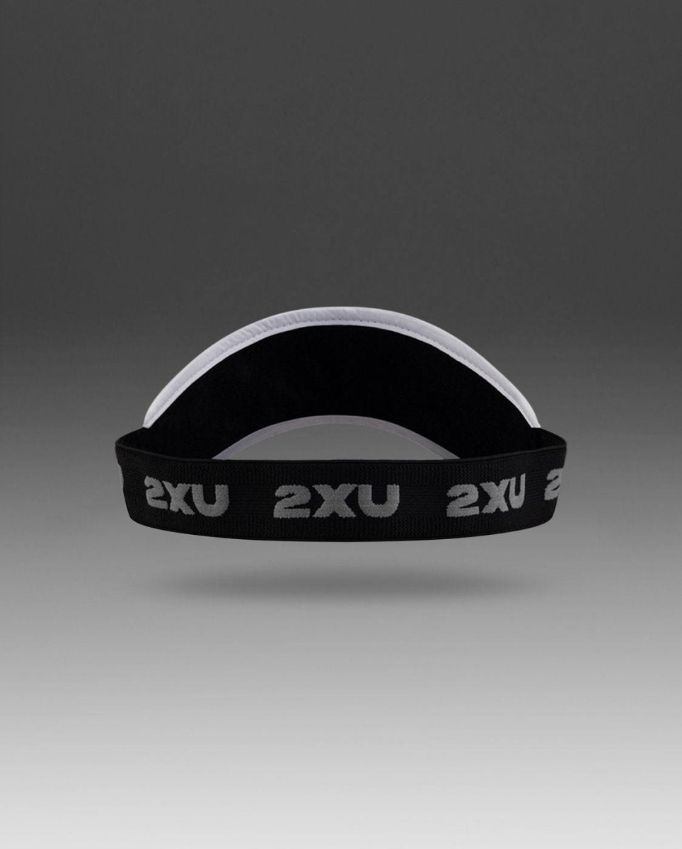 2XU - Performance Visor Cap - white/white - 2X-UQ6165F-WHT/WHT-OSFA - Sportbrands24