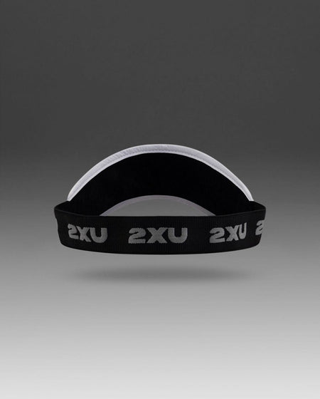 2XU - Performance Visor Cap - white/white - 2X-UQ6165F-WHT/WHT-OSFA - Sportbrands24