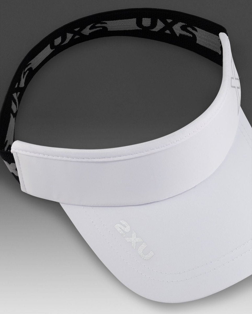 2XU - Performance Visor Cap - white/white - 2X-UQ6165F-WHT/WHT-OSFA - Sportbrands24