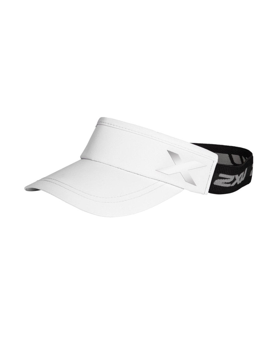 2XU - Performance Visor Cap - white/white - 2X-UQ6165F-WHT/WHT-OSFA - Sportbrands24