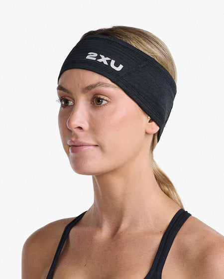 2XU - Ignition Headband Stirnband - black/silver reflective - 2X-UQ6549F-BLK/SRF-OSFA - Sportbrands24
