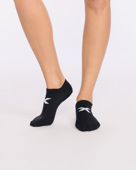 2XU - Invisible Sock Sportsocke - black/white - 2X-UQ6550E-BLK/WHT-S - Sportbrands24
