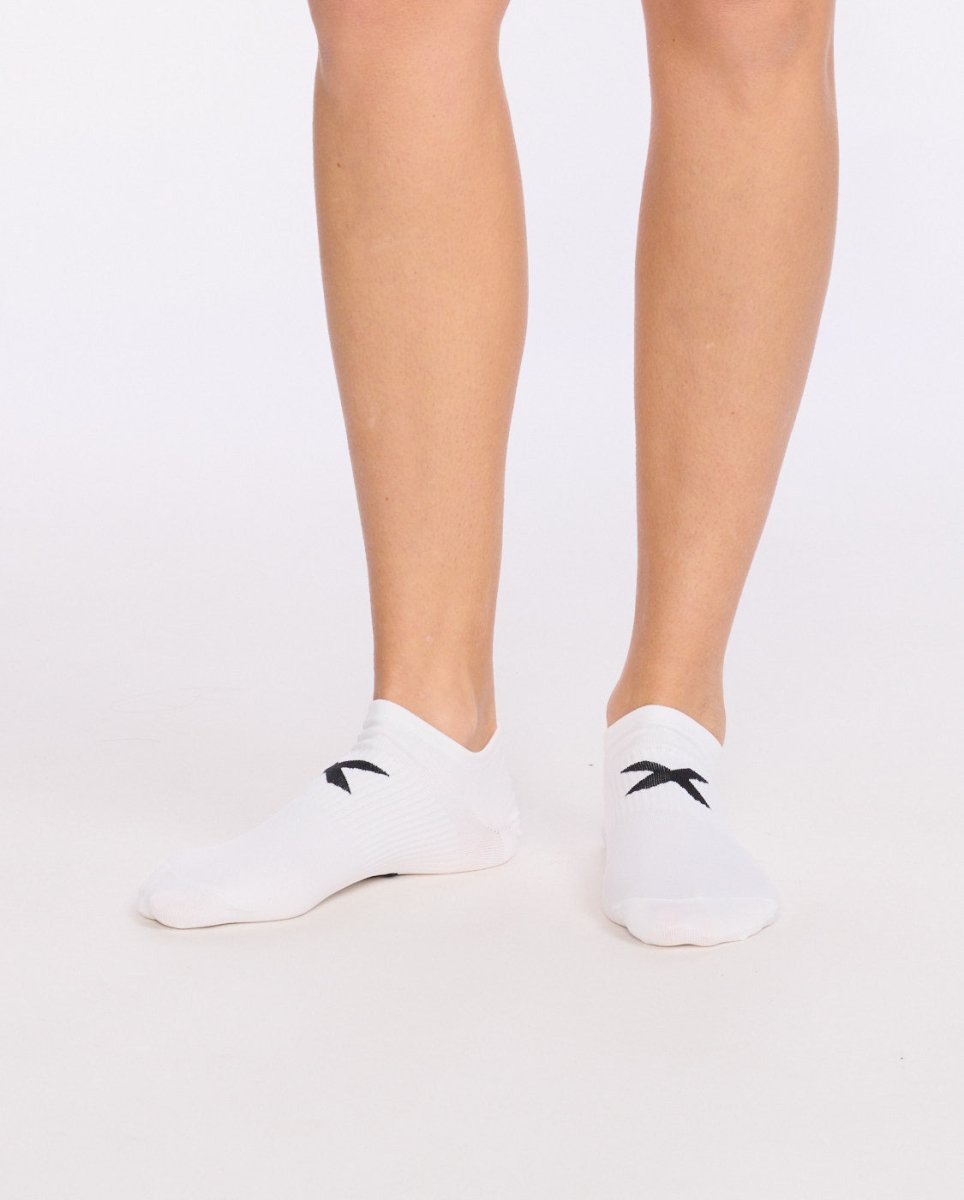 2XU - Invisible Sock Sportsocke - white/black - 2X-UQ6550E-WHT/BLK-S - Sportbrands24