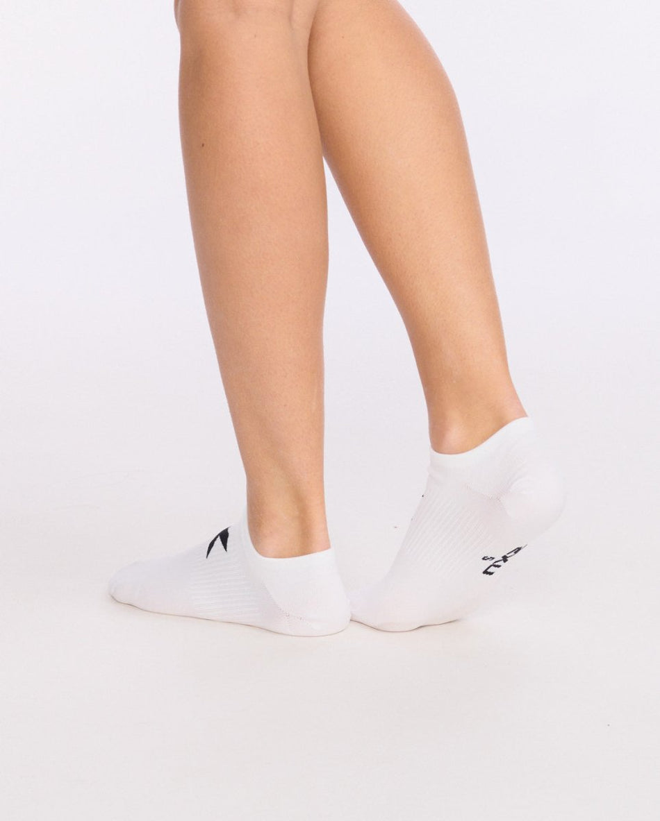 2XU - Invisible Sock Sportsocke - white/black - 2X-UQ6550E-WHT/BLK-S - Sportbrands24