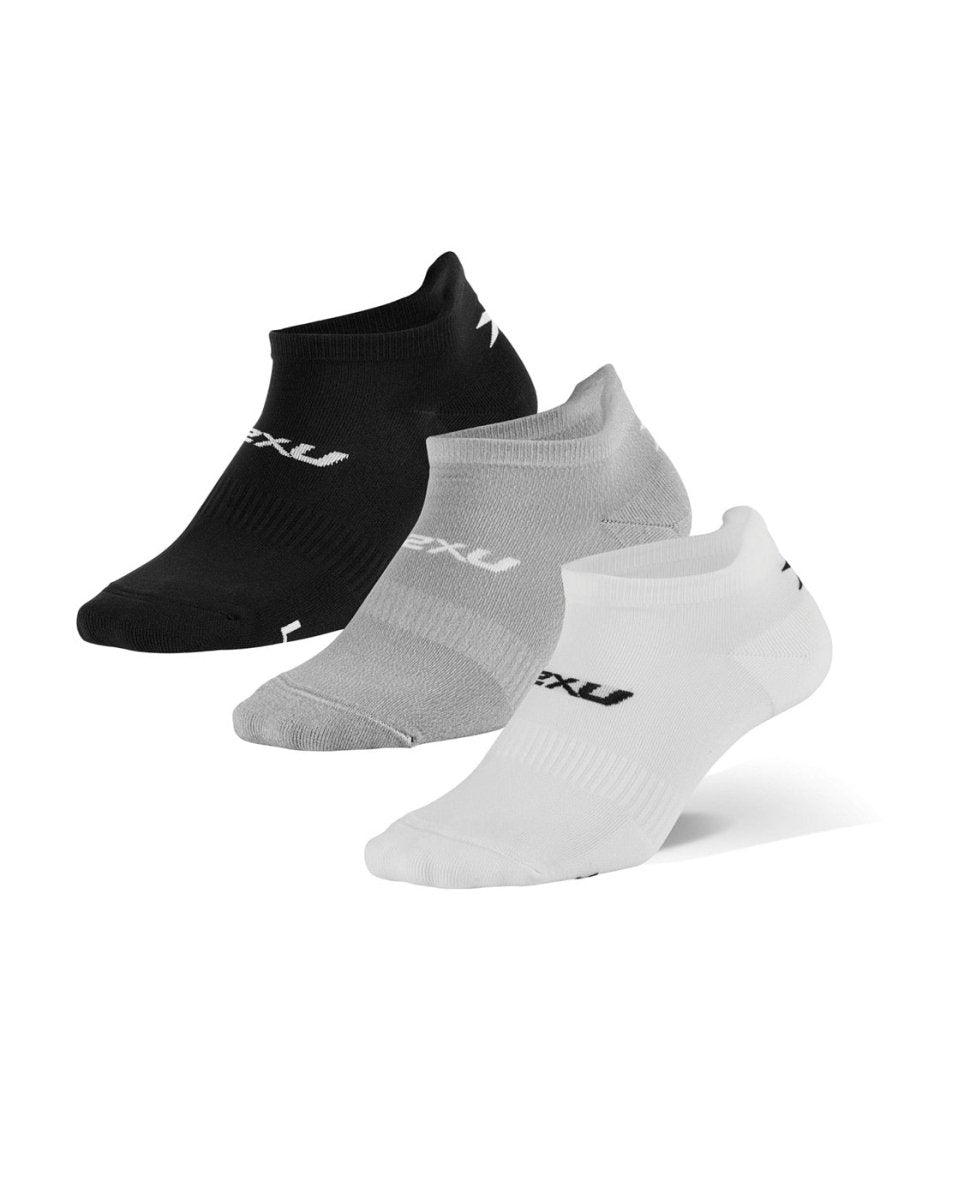 2XU - Ankle Socks (3er Pack) Sportsocke - three/colour - 2X-UQ6551E-TRE/COL-L - Sportbrands24