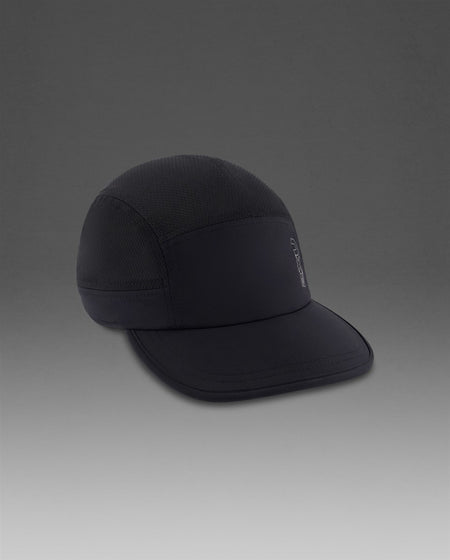 2XU - Light Speed Cap - black/silver reflective - 2X-UQ6741F-BLK/SRF-OSFA - Sportbrands24