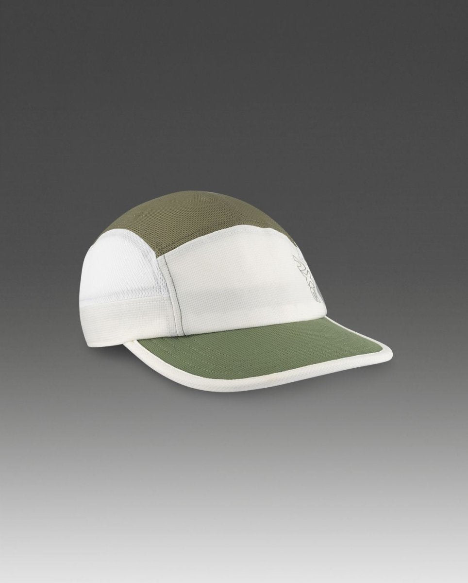 2XU - Light Speed Cap - hunter green/white - 2X-UQ6741F-HTG/WHT-OSFA - Sportbrands24