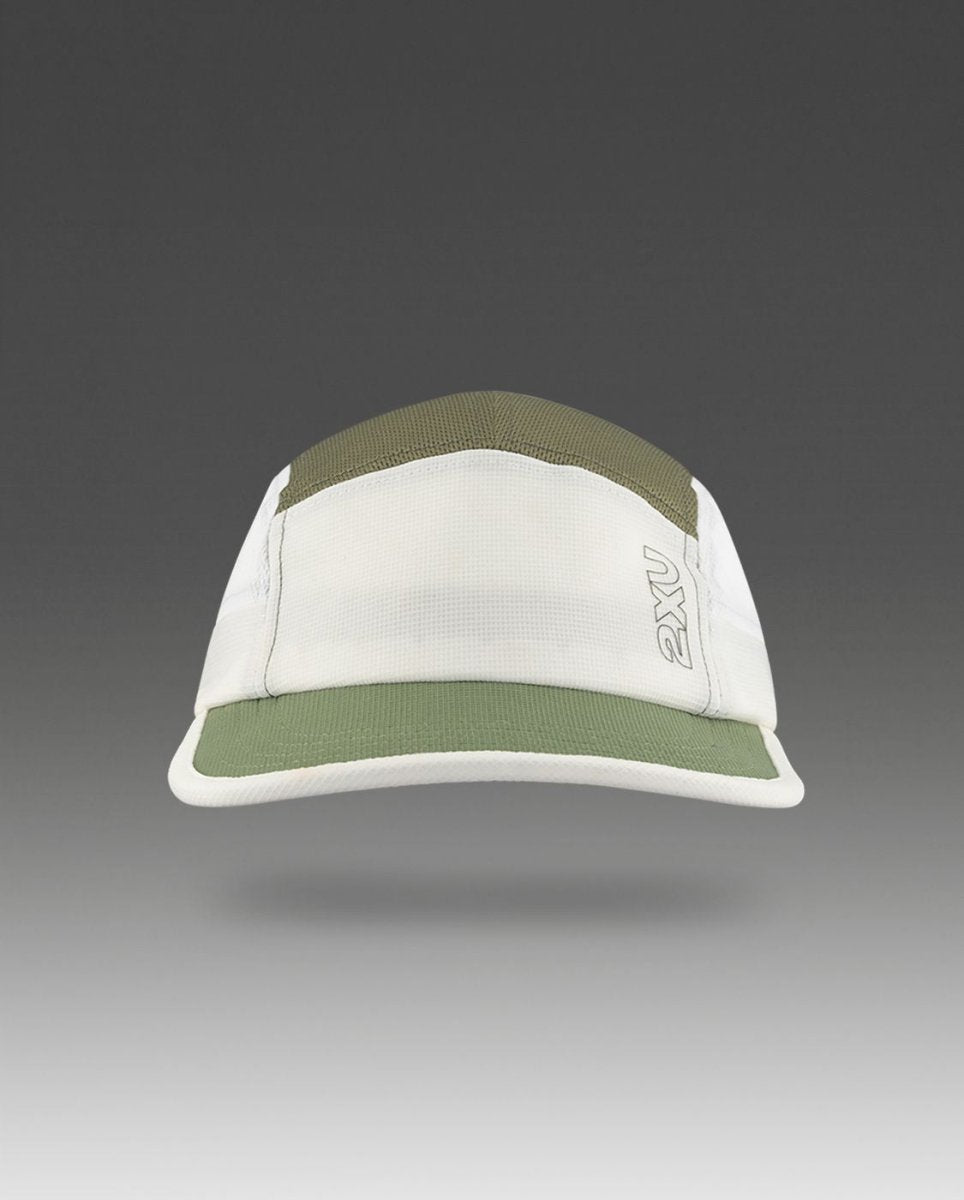 2XU - Light Speed Cap - hunter green/white - 2X-UQ6741F-HTG/WHT-OSFA - Sportbrands24