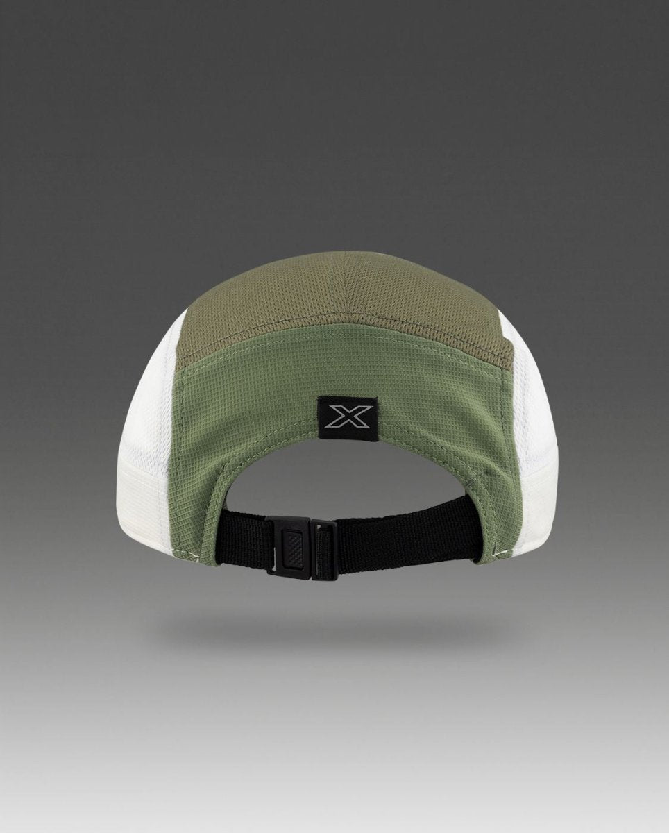 2XU - Light Speed Cap - hunter green/white - 2X-UQ6741F-HTG/WHT-OSFA - Sportbrands24