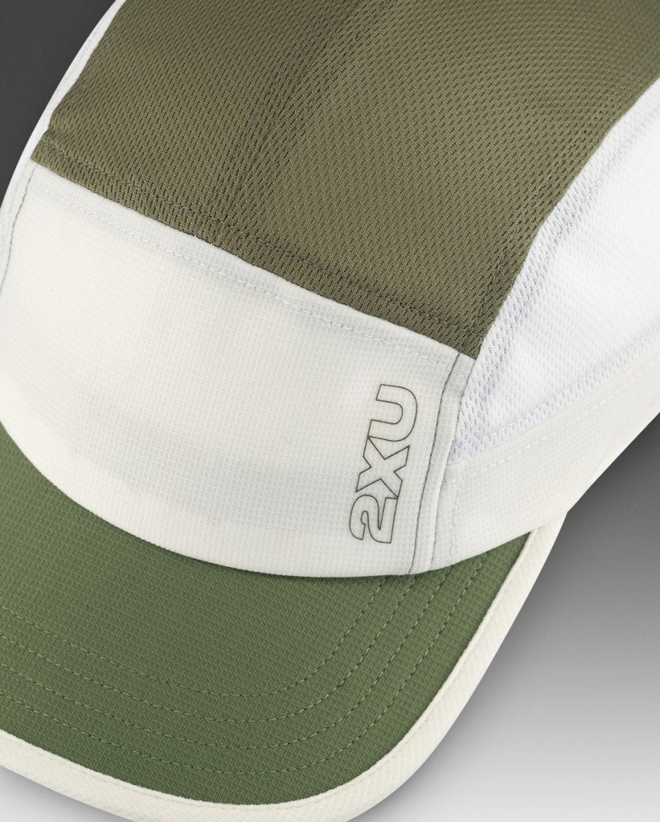 2XU - Light Speed Cap - hunter green/white - 2X-UQ6741F-HTG/WHT-OSFA - Sportbrands24