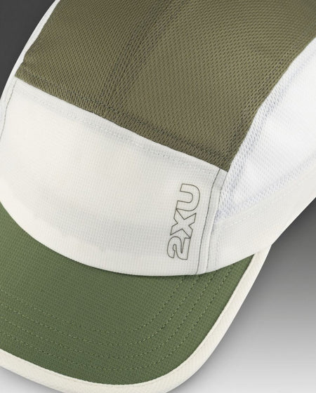 2XU - Light Speed Cap - hunter green/white - 2X-UQ6741F-HTG/WHT-OSFA - Sportbrands24