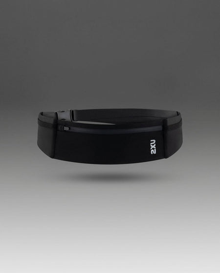 2XU - Run Belt - black/black - 2X-UQ7270G-BLK/BLK-OSFA - Sportbrands24