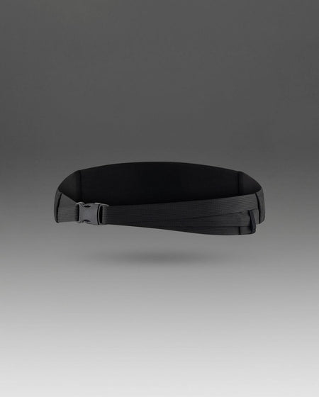 2XU - Run Belt - black/black - 2X-UQ7270G-BLK/BLK-OSFA - Sportbrands24