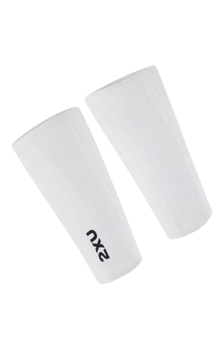 2XU - Light Speed Areo Calf Sleeves - white/black - 2X-UT7600B-WHT/BLK-L/XL - Sportbrands24