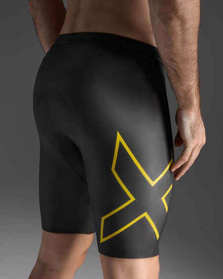 2XU - Propel Buoyancy Short Triathlonshorts - black/ambition - 2X-UW7021C-BLK/ABN-XS - Sportbrands24