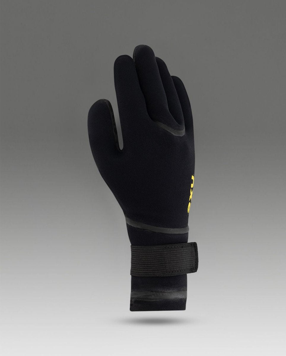 2XU - Propel Neoprene Gloves Neoprenhandschuhe - black/ambition - 2X-UW7022H-BLK/ABN-S - Sportbrands24