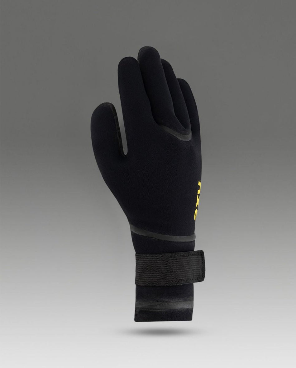 2XU - Propel Neoprene Gloves Neoprenhandschuhe - black/ambition - 2X-UW7022H-BLK/ABN-S - Sportbrands24