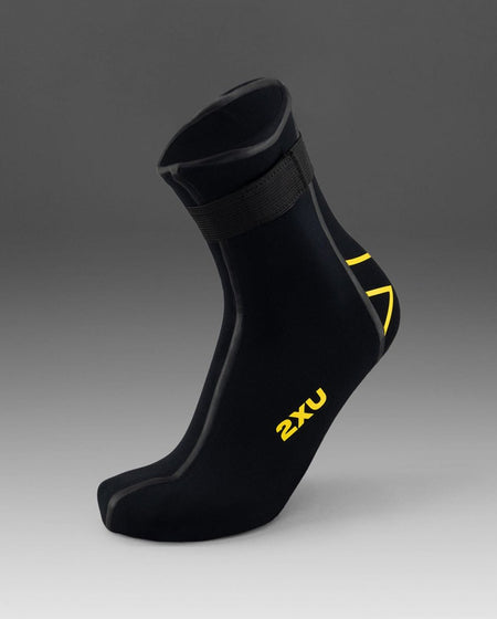 2XU - Neoprene Booties Neoprensocke - black/ambition - 2X-UW7023E-BLK/ABN-S - Sportbrands24