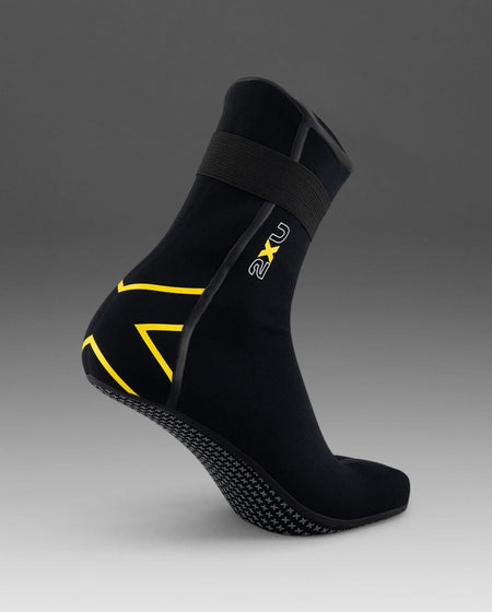 2XU - Neoprene Booties Neoprensocke - black/ambition - 2X-UW7023E-BLK/ABN-S - Sportbrands24