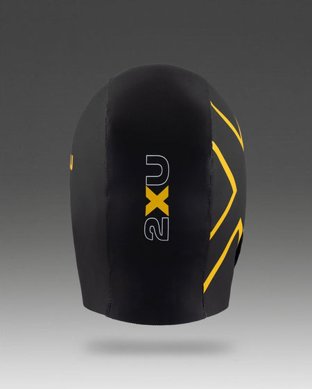 2XU - Neoprene Swim Cap Neoprenmütze - black/ambition - 2X-UW7024F-BLK/ABN-L/XL - Sportbrands24
