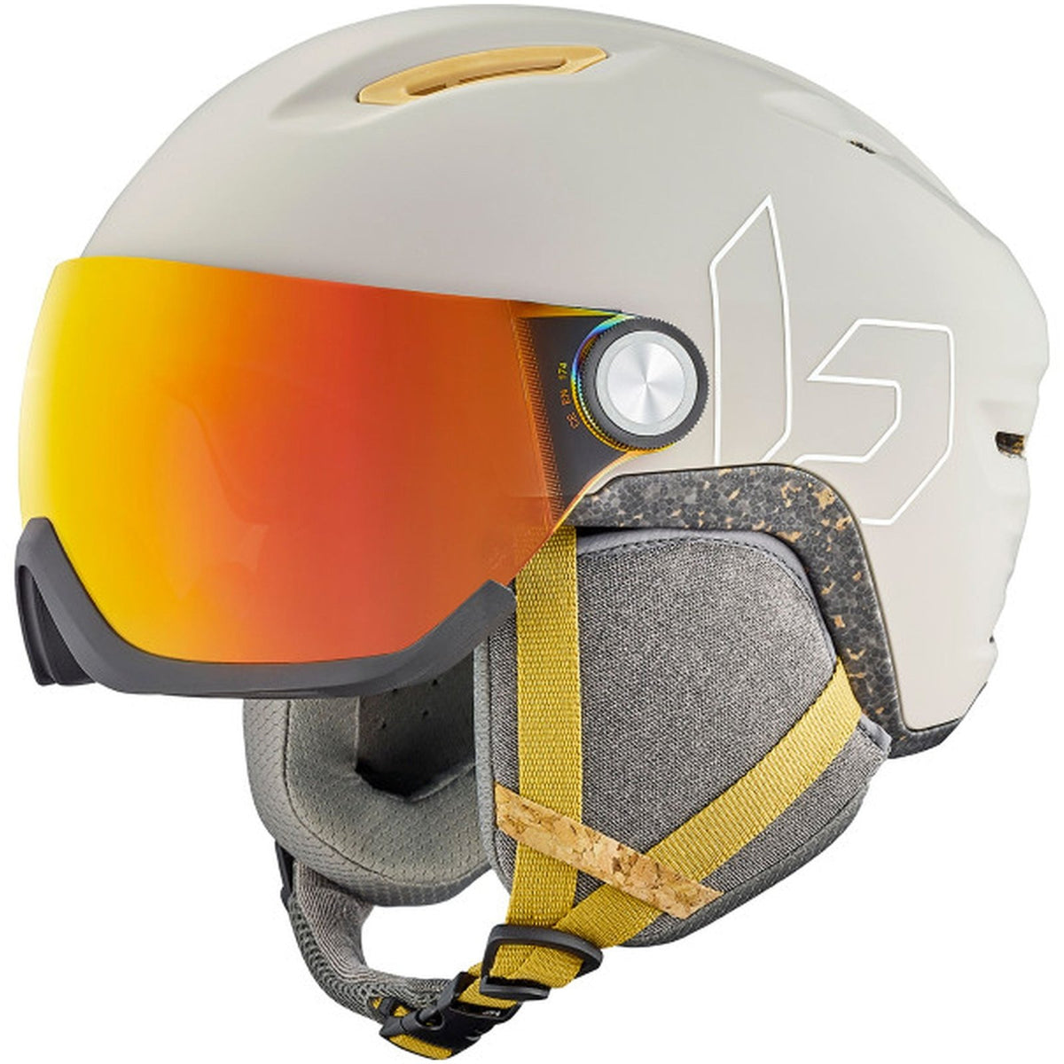 Bolle - V - Atmos Skihelm - oatmeal matte - BO - BH009006 - Sportbrands24