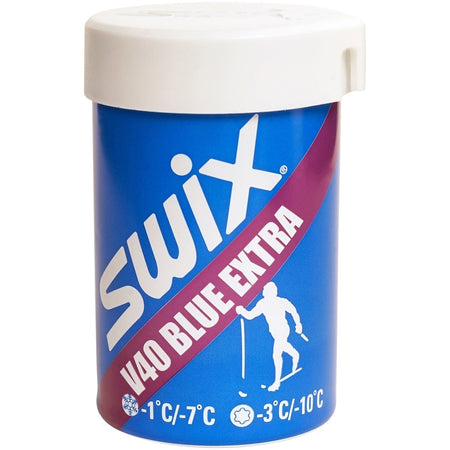 Swix - V40 Blue Extra Hardwax - 7°C to - 1°C Steigwachs - V40 Blue Extra Hardwax - 7°C to - 1°C, 43g - SX-V0040 - Sportbrands24
