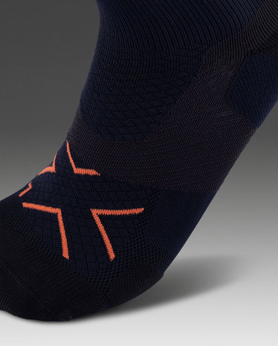 2XU - Vectr Light Cushion Crew Socks Sportsocke - midnight/ember - 2X - UA7005E - MDN/EMB - S - Sportbrands24